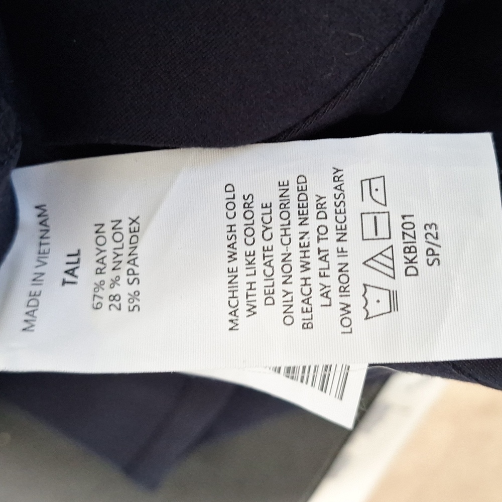 Quince Wide Leg Pants Blue Tall - Picture 10 of 10